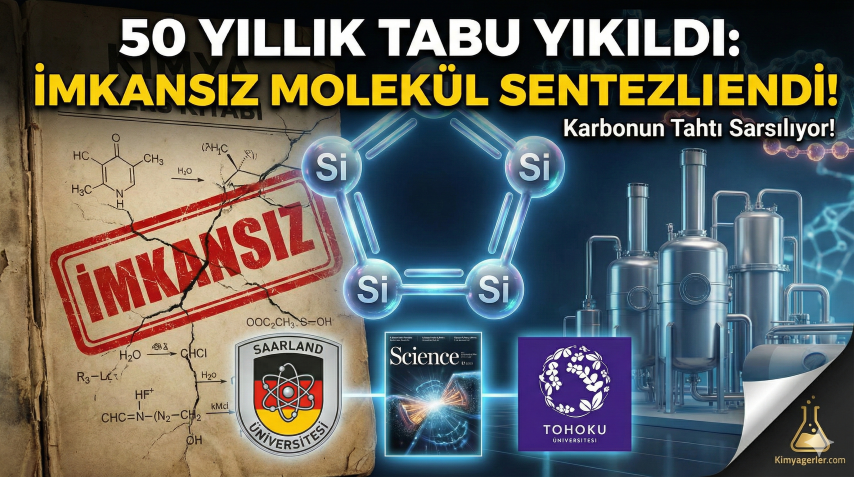 50 Yıllık Kimya Tabusu Yıkıldı: "İmkansız" Denilen Silisyum Molekülü Sentezlendi! ⚛️