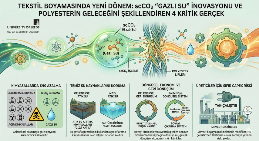 Tekstil Boyamasında Yeni Dönem: "Gazlı Su" İnovasyonu