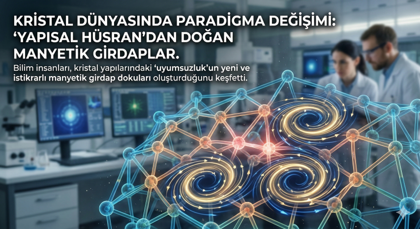 Kristal Dünyasında Paradigma Değişimi: "Yapısal Hüsran"dan Doğan Manyetik Girdaplar